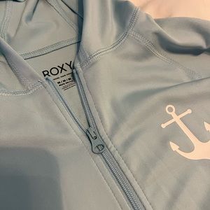 Roxy Medium baby blue zip up hoodie